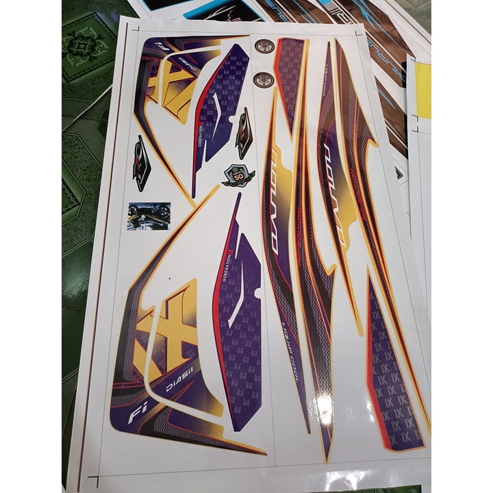 tem rời nouvo 5 XI vàng