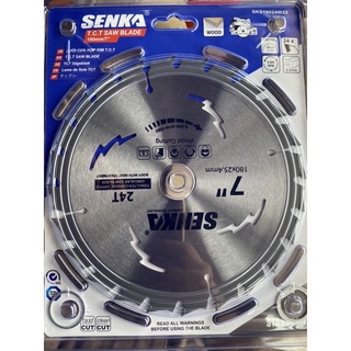 LƯỠI CẮT GỖ 180 MM 24 RĂNG SENKA