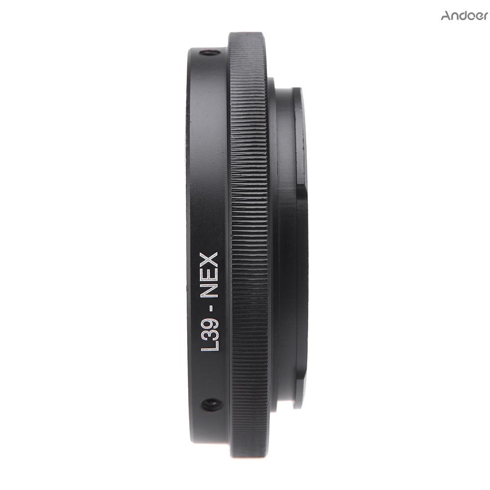 ✧   Andoer Adapter Mount Ring for Leica L39 Mount Lens to Sony NEX E Mount NEX-3 NEX-5 Camera