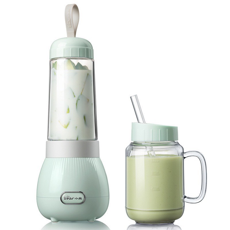 Máy xay sinh tố cầm tay Bear LLJ-D04B1-Máy xay sinh tố 2 cối 350ml tiện dụng hàng chính hãng