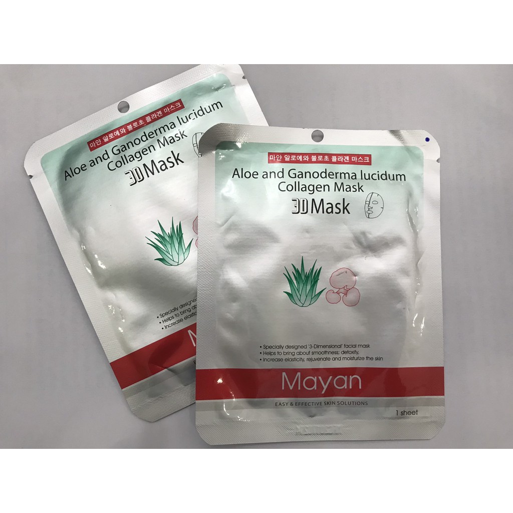 Mặt Nạ 3D Mayan cấp ẩm, trẻ hóa da, sáng da xỉn màu