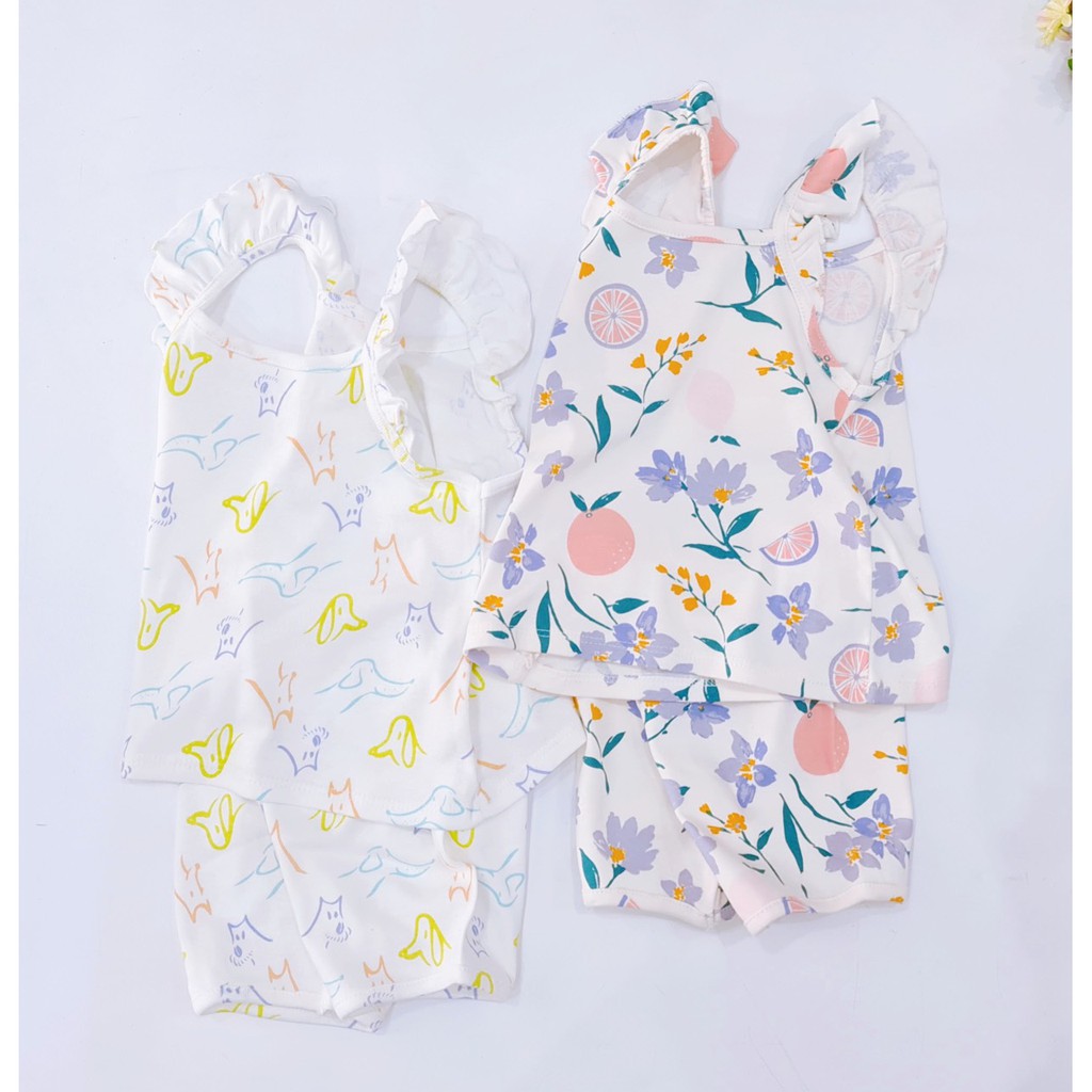 Quần Áo Set Đồ Bộ Cánh Tiên Messi Cho Bé Gái MINTSCLOSET Size 1 - 5 Tuổi