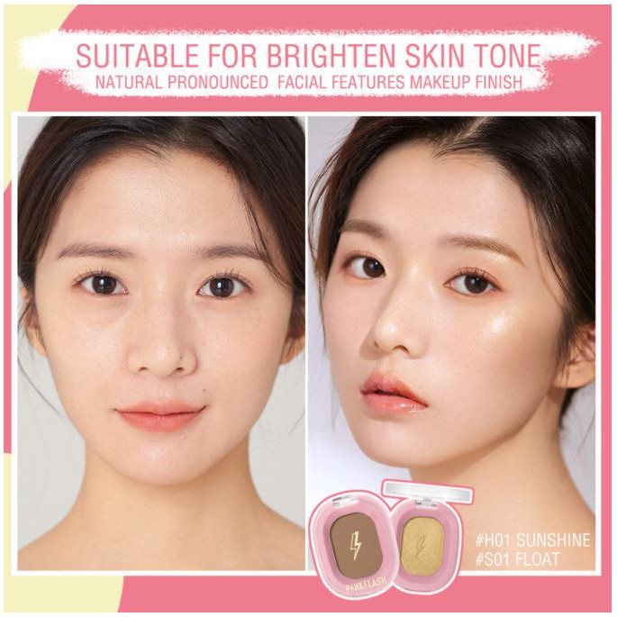 (hàng Mới Về) Phấn Bắt Sáng Màu Lì Và Ánh Nhũ Thời Trang Pf-f02 | BigBuy360 - bigbuy360.vn