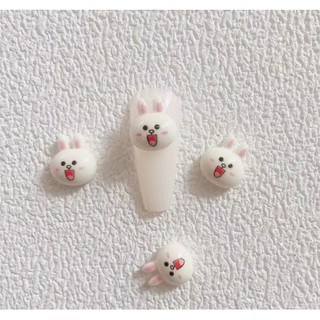 Charm hình thỏ trang trí nail