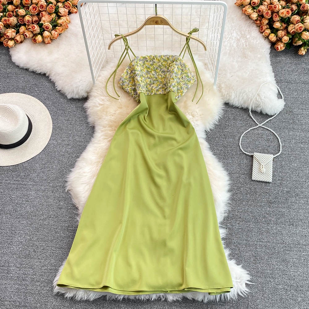 Váy đầm hoa DG có sẵn/ váy sale lẻ size các loại body, len dệt kim, áo, bra, set - trieuduong closet