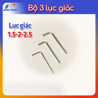 Bộ 3 cây lục giác lục lăng 1.5mm 2mm 2.5mm
