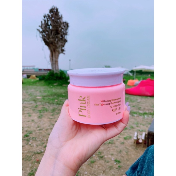 [Compo 4 món Kem body pink siêu trắng_Hàng chính hãng]