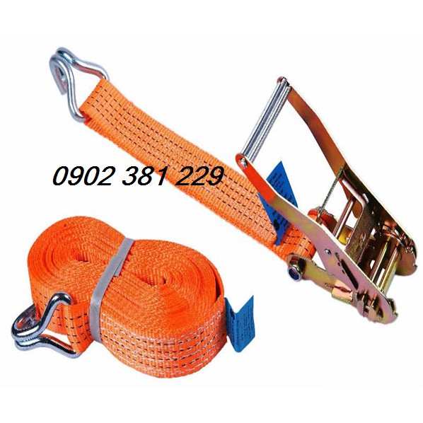 Dây cảo hàng, chằng hàng tăng đơ Usafety 38mm*8m tải trọng 1500kg - hình thật