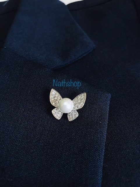 Ghim Cài Áo Đính Đá Rhinestone Sang Trọng
