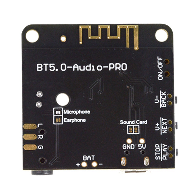 Bảng Mạch Khuếch Đại Âm Thanh Bluetooth 5.0 MP3 Màu Đen