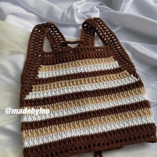 Áo croptop móc đan len