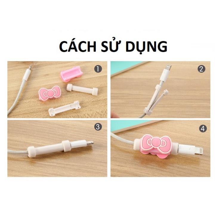 (Hàng chuẩn) Kẹp đầu sạc điện thoại chống gãy dập