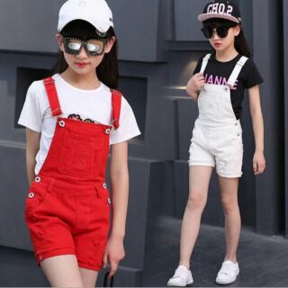 Yếm kaki co giãn ko kèm áo thun trong
