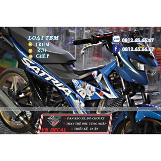 Tem rời Satria Raider Thỏ Ohlins