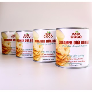 Nước cốt dừa béo đặc dạng cream ăn liền Delta Coco 300g - Đặc sản Bến Tre
