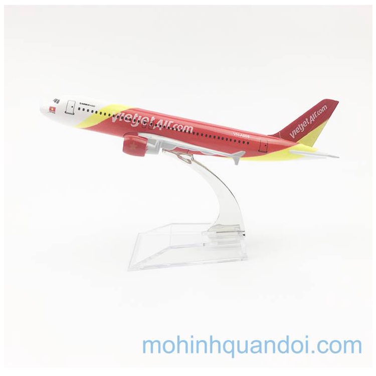 Mô hình VietJet Air 16cm Hợp kim