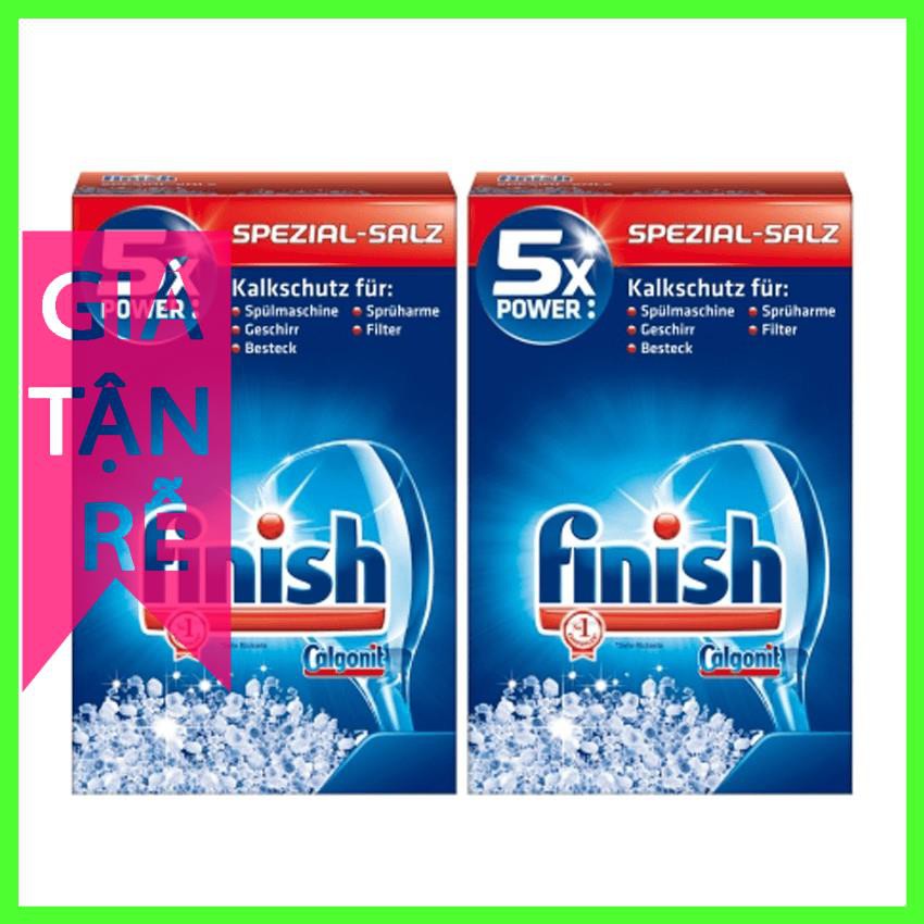 combo 2 gói Muối rửa bát làm mềm nước Finish 1.5kg (3kg)