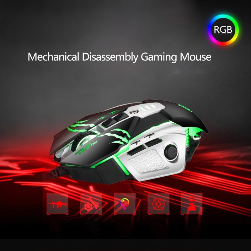 Chuột Gaming Kok Rgb 6 Gear Dpi