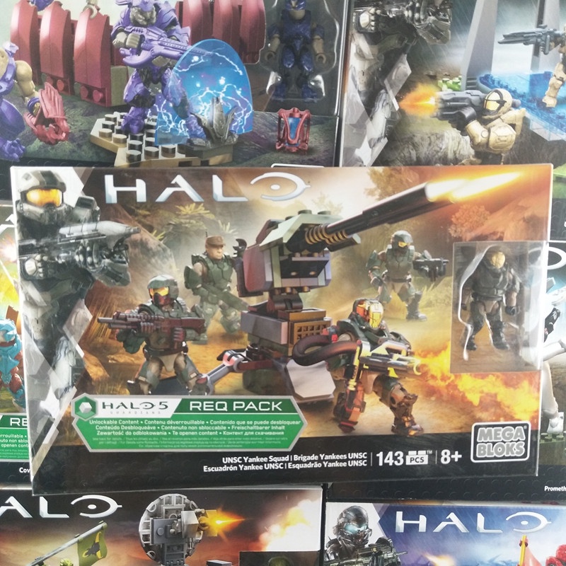 ✨Khối Xây Dựng Mega Bloks Mega / Mega Bloks Halo Halo Halo Ring Spartan Rhino Firepower