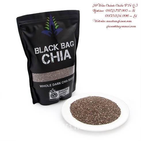 Hạt Chia Đen Úc Black Bag Chia 500g