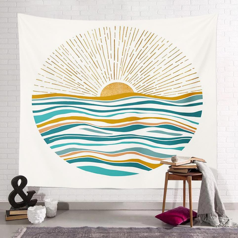 Tranh vải treo tường decor vintage 🍧🍨🍦🍰🎂🍭Thảm treo tường trang trí phòng ngủ