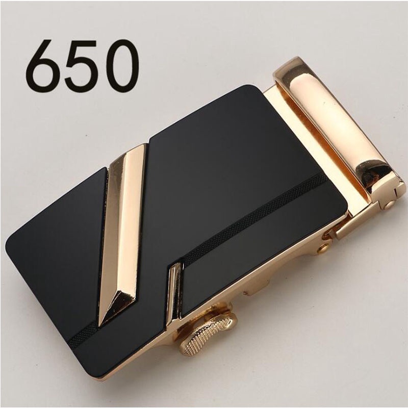 Khóa Thắt Lưng Da Đầu Hợp Kim Tự Động Dính 3.5Cm Phù Hợp Cho Doanh Nhân Nam