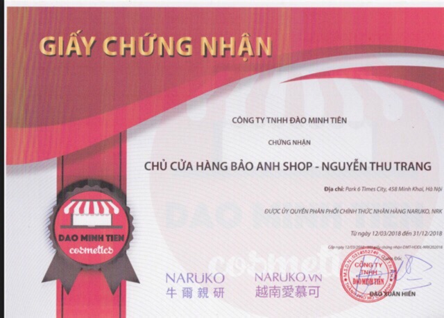 Mask Naruko hoa hồng trắng sáng da | BigBuy360 - bigbuy360.vn