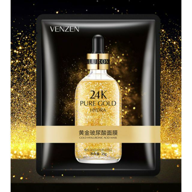 [RẺ VÔ ĐỊCH] Mặt Nạ Giấy Tình Chất Vàng 24K Venzen | BigBuy360 - bigbuy360.vn