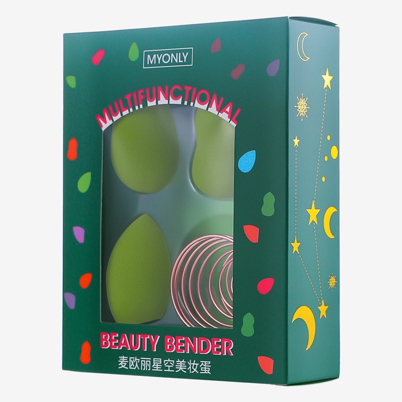 Hộp Bông Phấn Trang Điểm 4 Món Monoly Cao Cấp | BigBuy360 - bigbuy360.vn