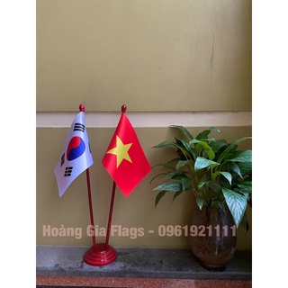 Cờ để bàn việt nam hàn quốc hg 01