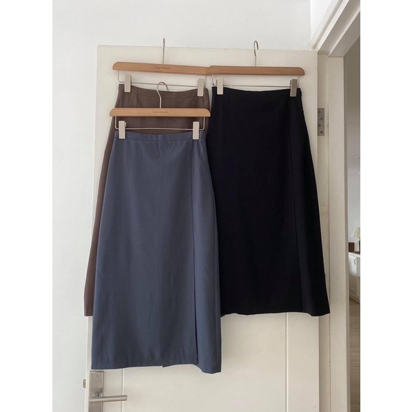 Chân Váy Dài Ulzzang, Chân váy xẻ dài lưng cao 302