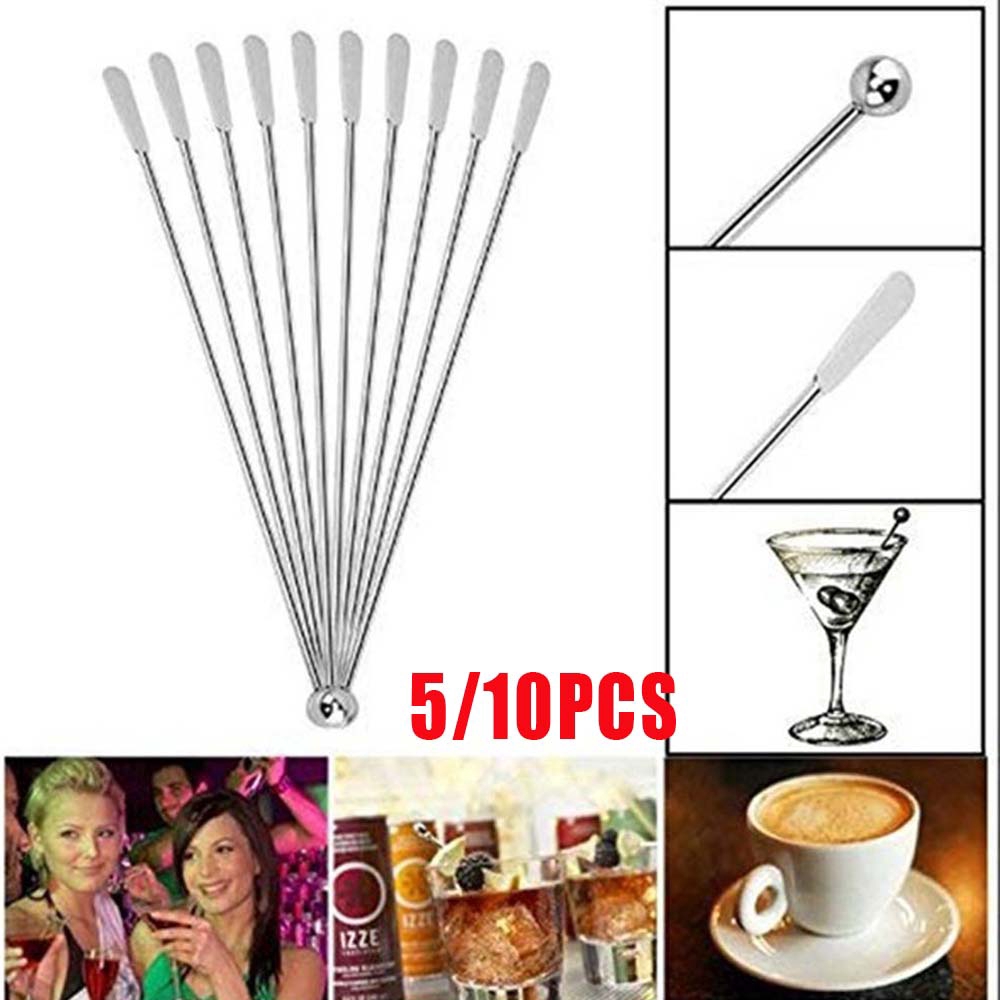 Que khuấy pha cocktail bằng thép không gỉ tiện dụng