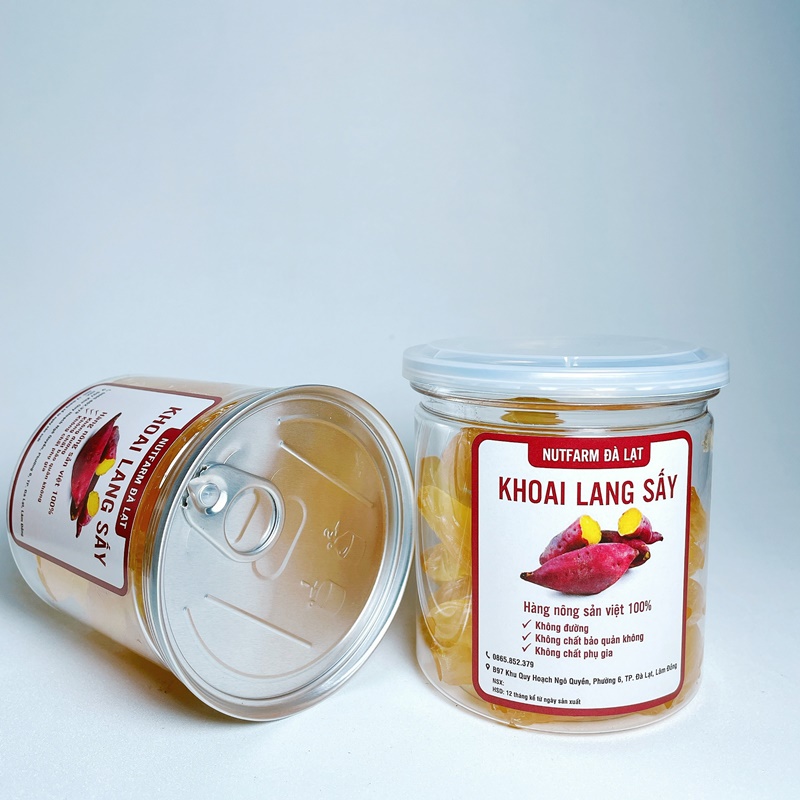 300GR KHOAI LANG SÂM SẤY DẺO KHÔNG ĐƯỜNG | NUTFARM ĐÀ LẠT |TRÁI CÂY SẤY | ĐẶC SẢN ĐÀ LẠT