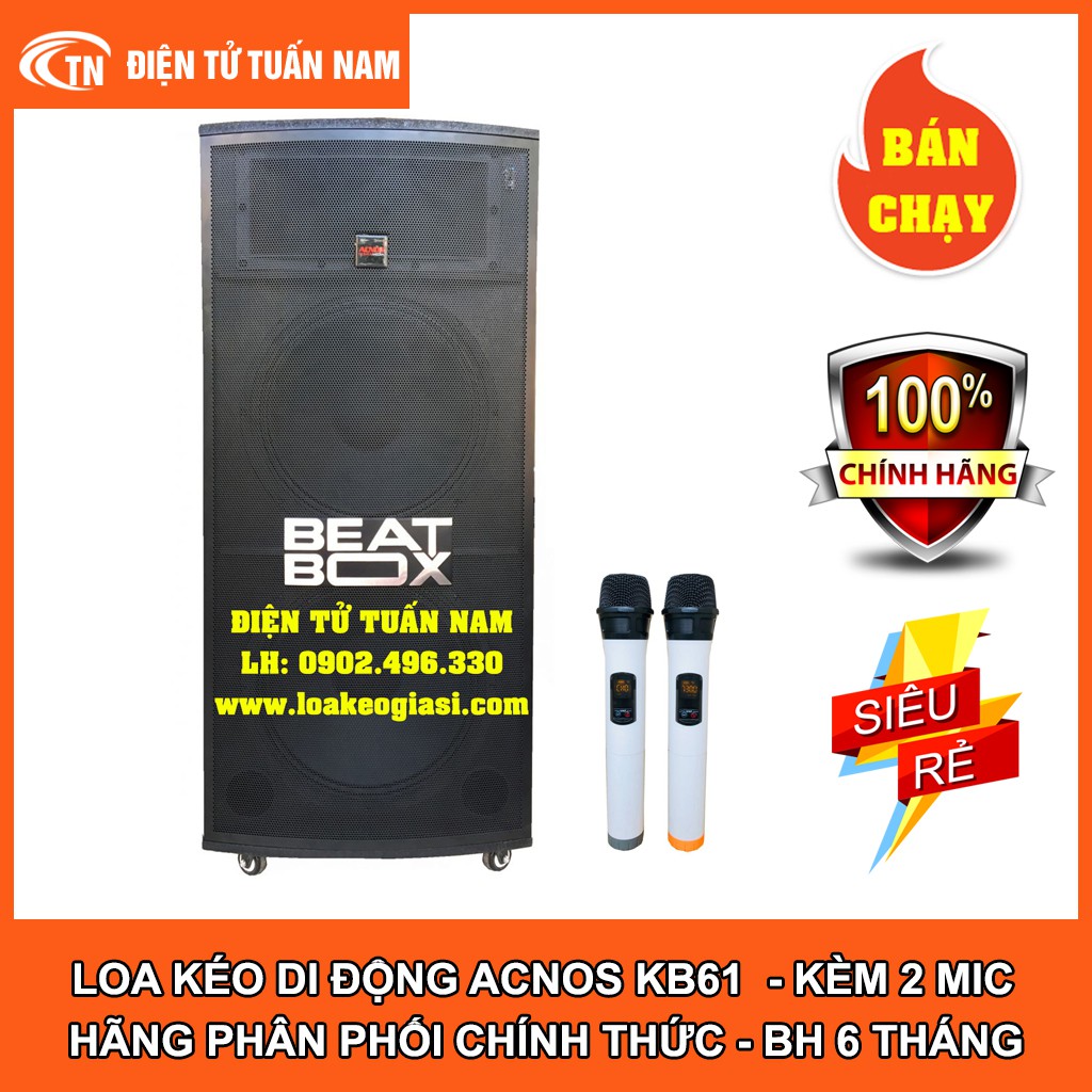 [FREESHIP TOÀN QUỐC] LOA KÉO DI ĐỘNG ACNOS KB61