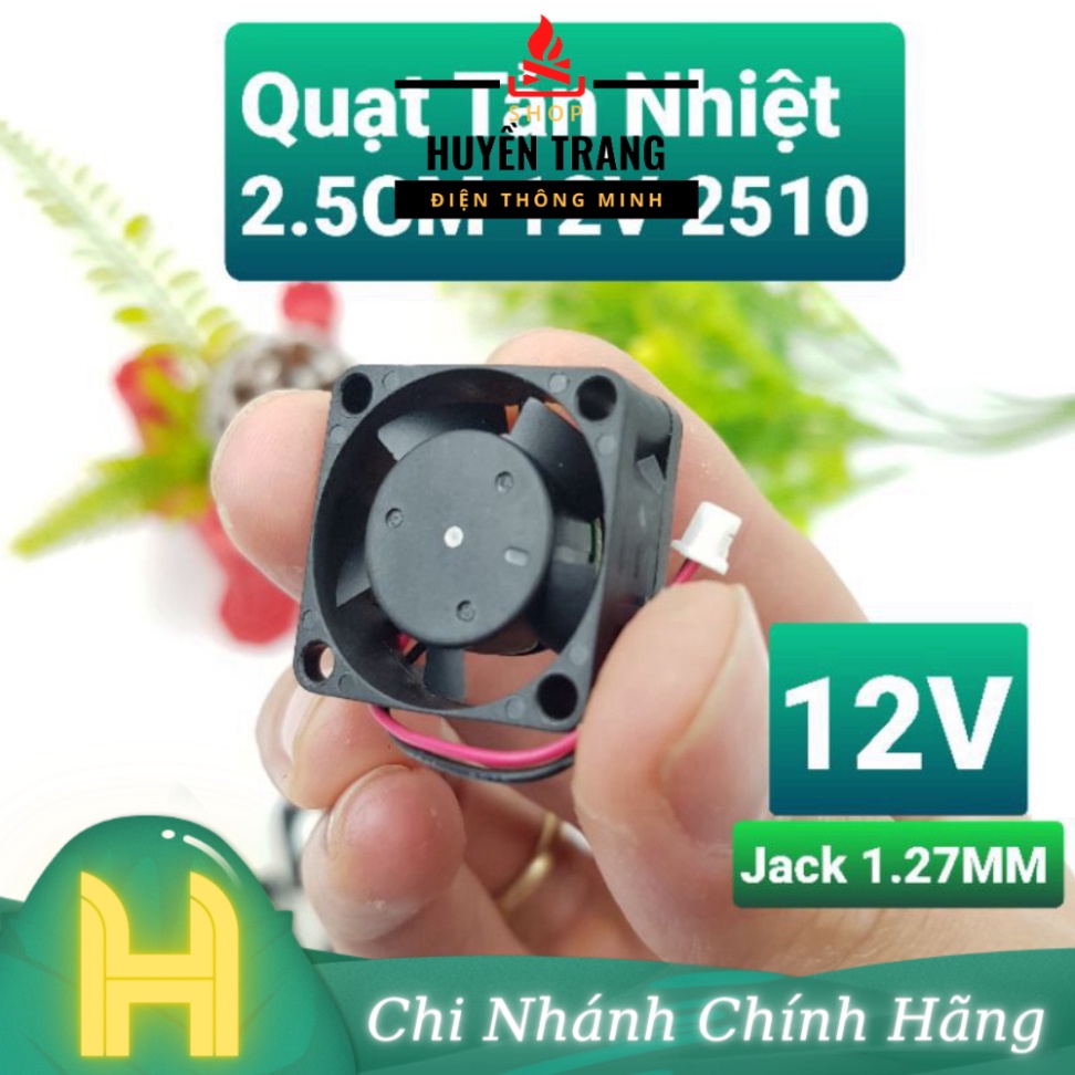 Quạt Tản Nhiệt Máy In 3DQuạt 2.5CMQuạt Máy In 25x25x10MM 2510 12VQuạt 2.5x.2.5x1CM