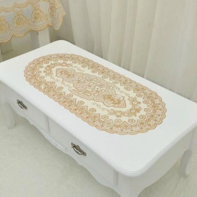 (Đủ size) khăn trải bàn nhựa hoa văn nhập nổi 3d đủ size Tiện Lợi