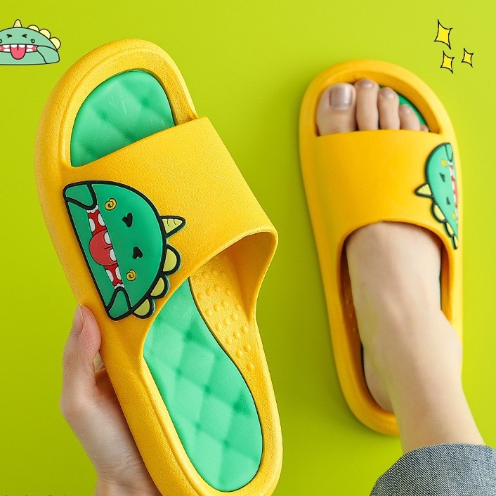 Dép nữ quai ngang hình thú siêu cute , chống trơn trượt hót 2022