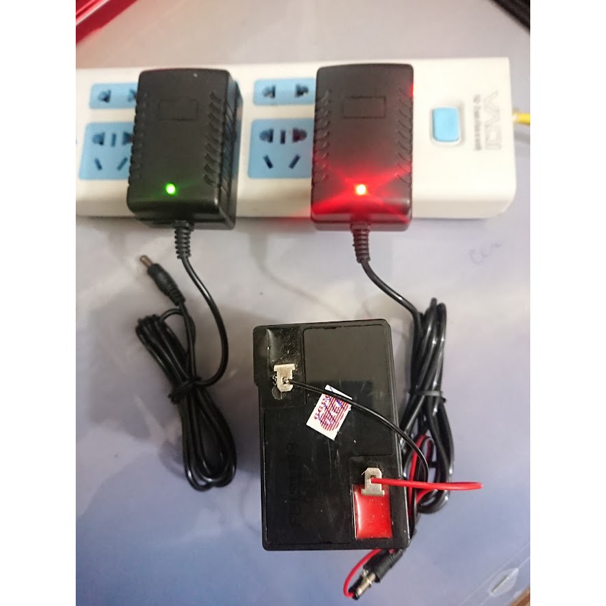 Sạc xe điện trẻ em 12V-2A  - Sạc nhanh cho Ô tô, Xe máy điện trẻ em 12V-2000ma hàng xịn chính hãng