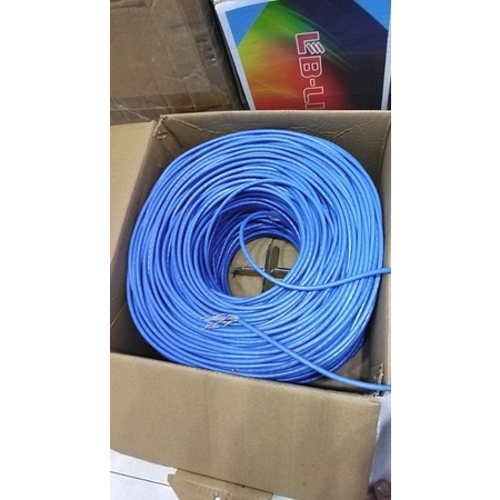 Thùng / Cuộn dây mạng cat6 Lblink cuộn 8 lõi 305m -💯 Cáp Mạng Cat6 Lblink