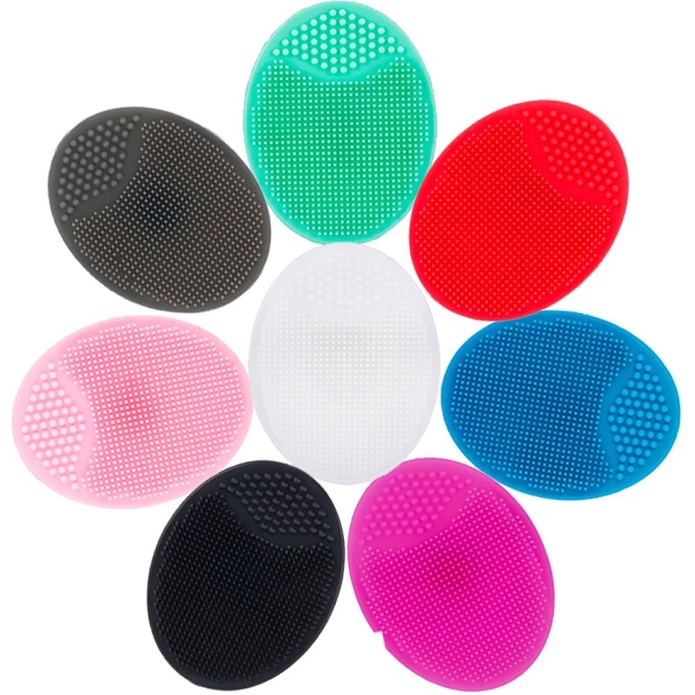 (Hàng Mới Về) Bàn Chải Rửa Mặt Bằng Silicon Mềm Mini Làm Sạch Sâu Lỗ Chân Lông Chống Thấm Nước Nhiều Màu