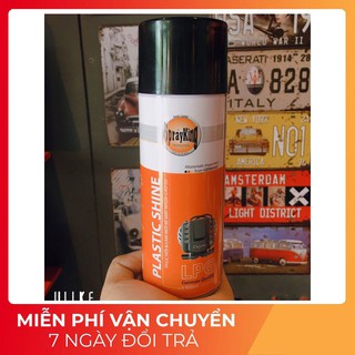 Phục Hồi Nhựa Nhám, Dưỡng Đen Dàn Nhám Sprayking Plastic Shine 400ml