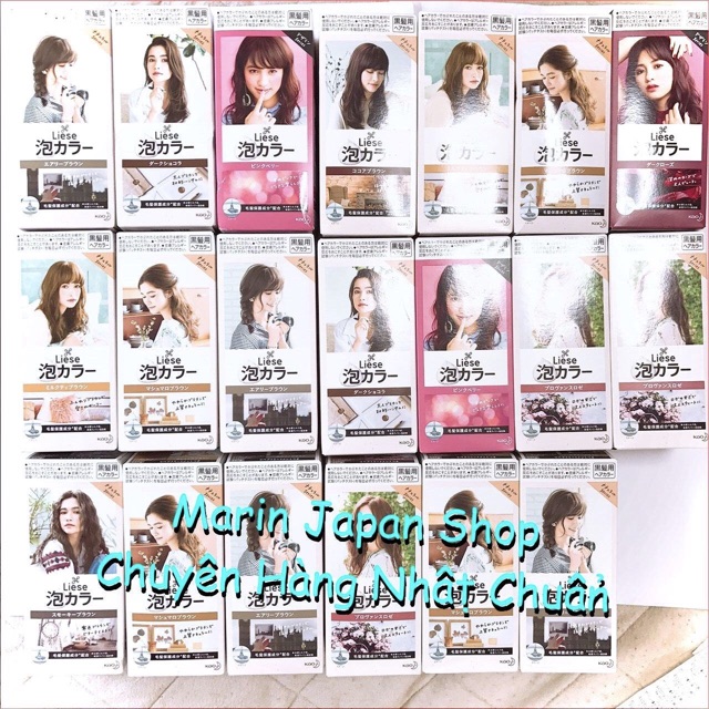 (Chuẩn Auth+video mua hàng)Thuốc nhuộm tóc dạng bọt của Kao Liese Prettia Nhật Bản | BigBuy360 - bigbuy360.vn