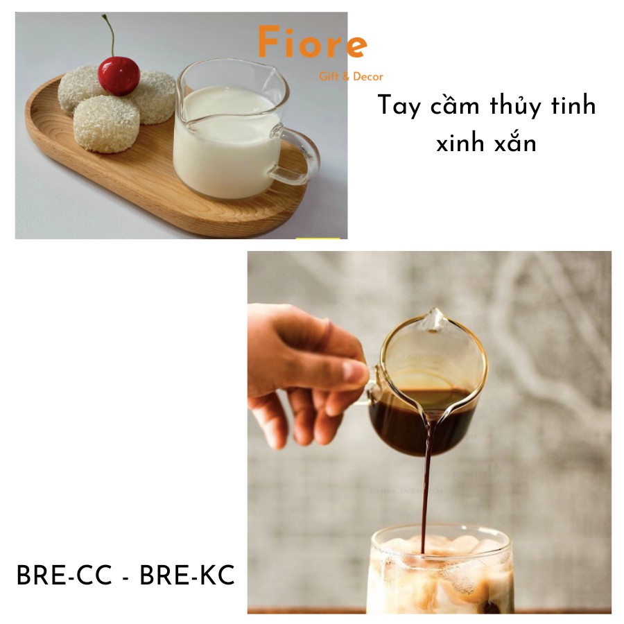 Cốc pha chế chia vạch - cốc thủy tinh Espresso - nhiều size từ 30ml đến 75ml