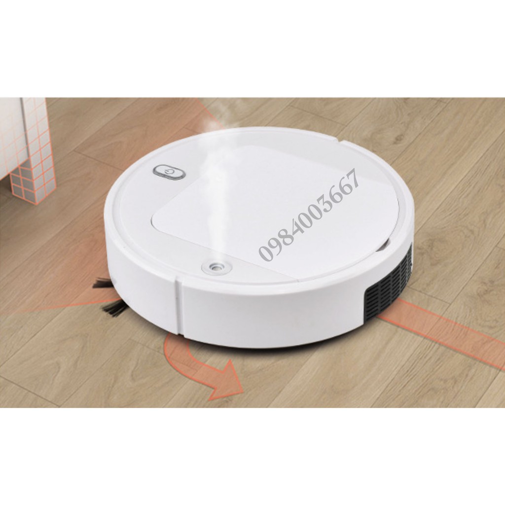 Máy hút bụi_Robot hút bụi Sweep & Clean 5 trong 1_Hút bụi, quét nhà, lau nhà, xông tinh dầu, đèn UV | BigBuy360 - bigbuy360.vn