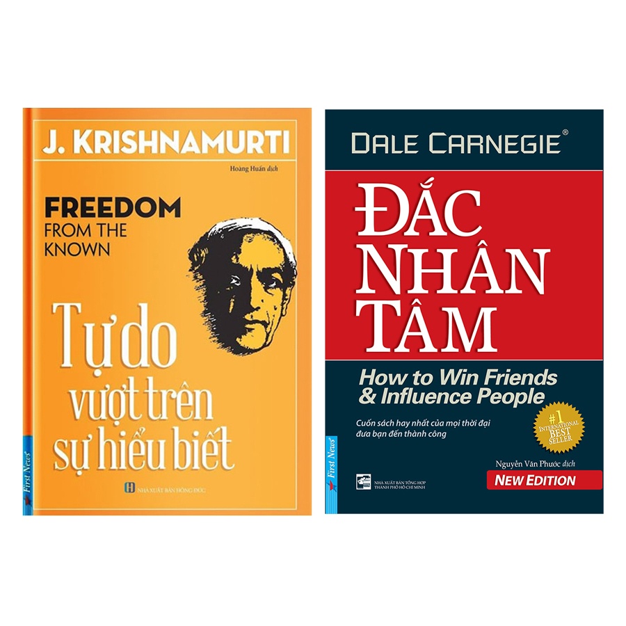 Sách First News - Combo Tự Do Vượt Trên Sự Hiểu Biết + Đắc Nhân Tâm (Tặng Kèm Bookmark)