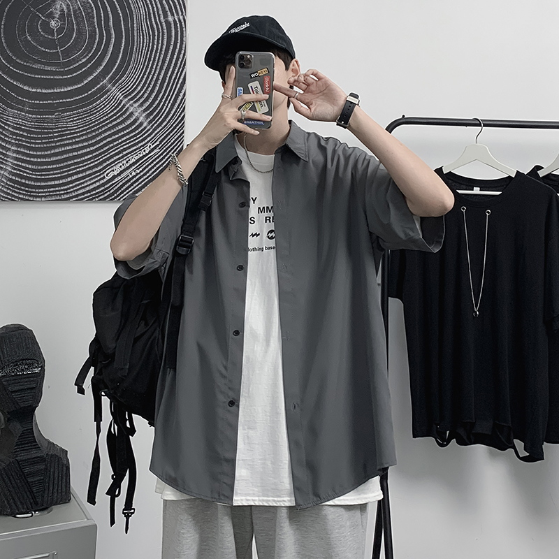 Áo Sơ Mi Ngắn Tay In Họa Tiết Hoạt Hình Thời Trang Dành Cho Nam | BigBuy360 - bigbuy360.vn