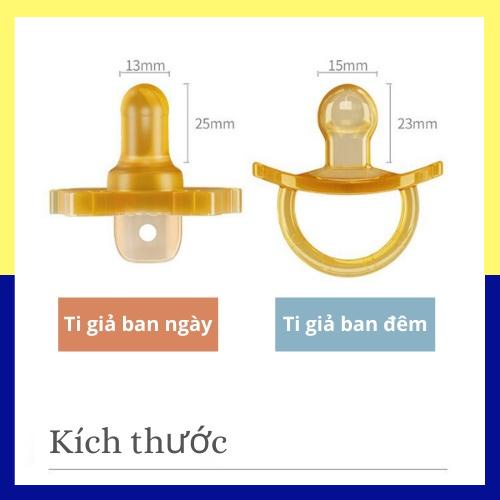 Núm Ti Giả Silicone  Siêu Mềm An Toàn Cho Bé Sơ Sinh Ngủ Vào Ban Ngày Và Ban Đêm - Tiny Kids