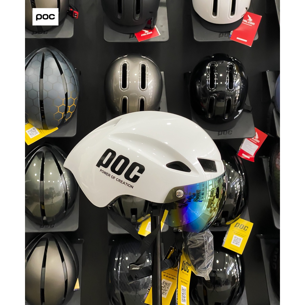 KÍNH 7 MÀU GẮN CHO MŨ POC 01 CHÍNH HÃNG