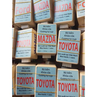 Bộ khóa cửa xe tự động gập gương ô tô