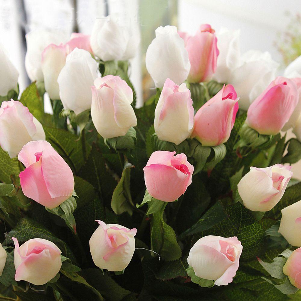 KUNHEV Bó Hoa Mẫu Đơn Giả Bằng Lụa Trang Trí